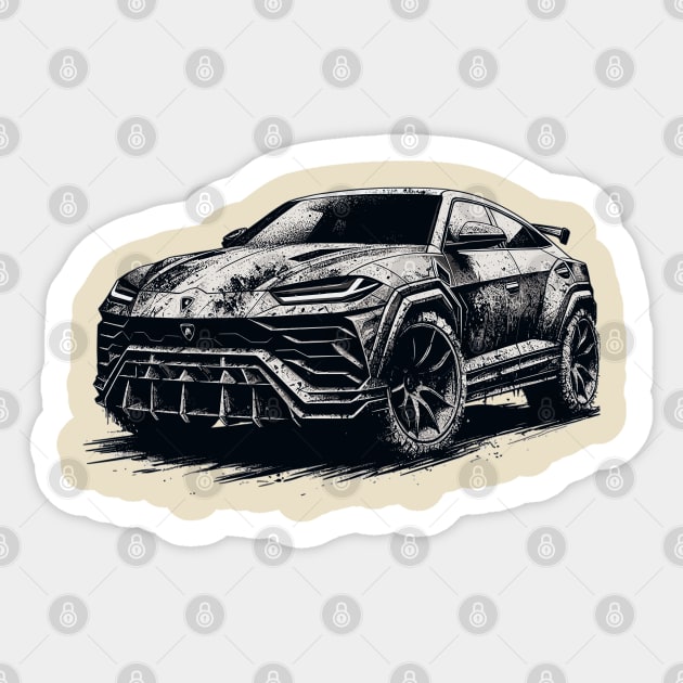 Lamborghini Urus Sticker by Vehicles-Art